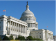 A blurry picture of the capitol building in washington dc.