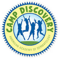 Camp Discovery logo with jumping silhouettes.