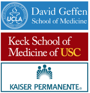Medical schools and healthcare logos collage.