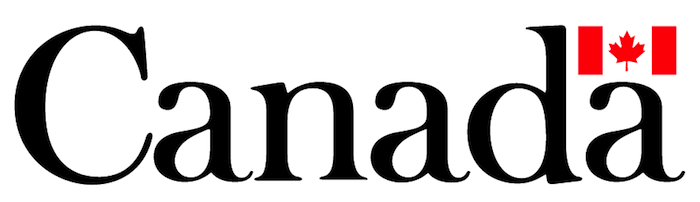 Text "Canada" with Canadian flag above.
