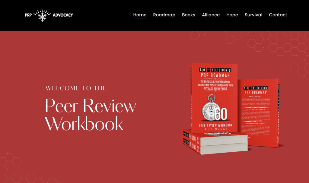 Peer Review Workbook promotional display image.